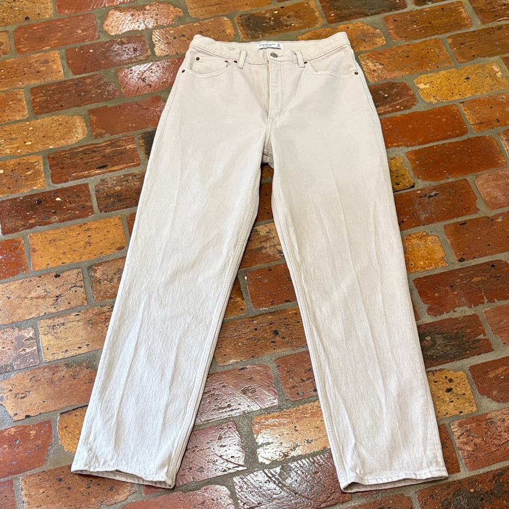 Abercrombie & Fitch 90's Straight Ultra High Rise Jeans size 30/10 - Picture 3 of 10